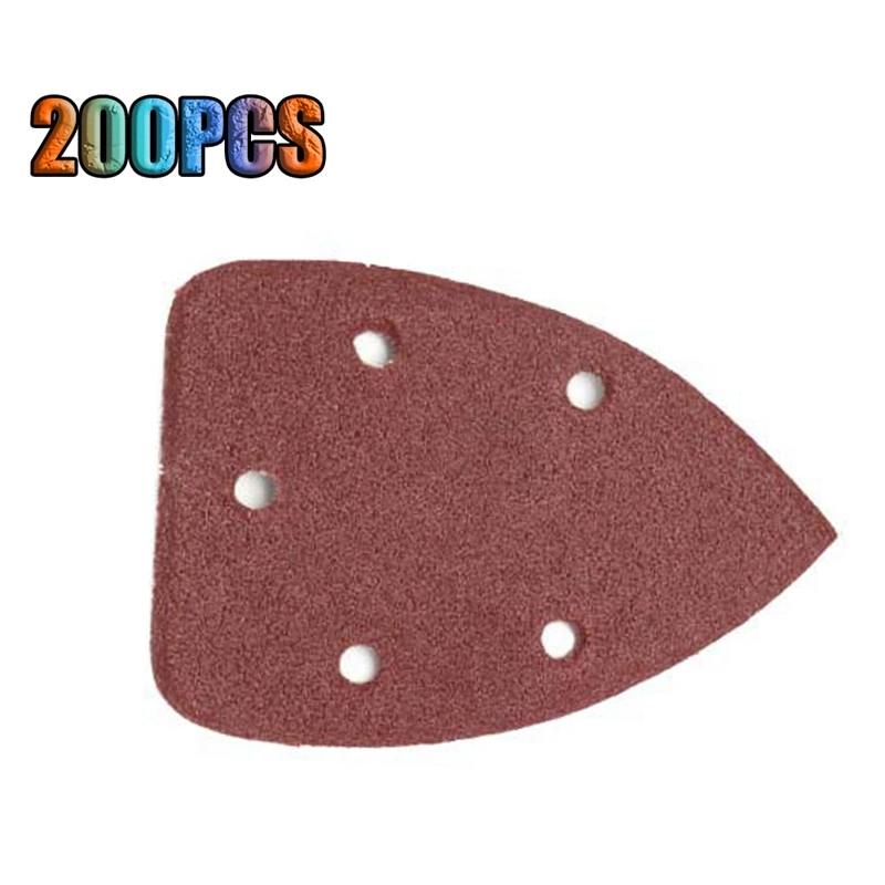 ABSJ-200PCS 100Grits-800Grits ماوس التفاصيل ساندر الصنفرة الرملي ورقة لآلة الصنفرة 140 مللي متر x 90 مللي متر