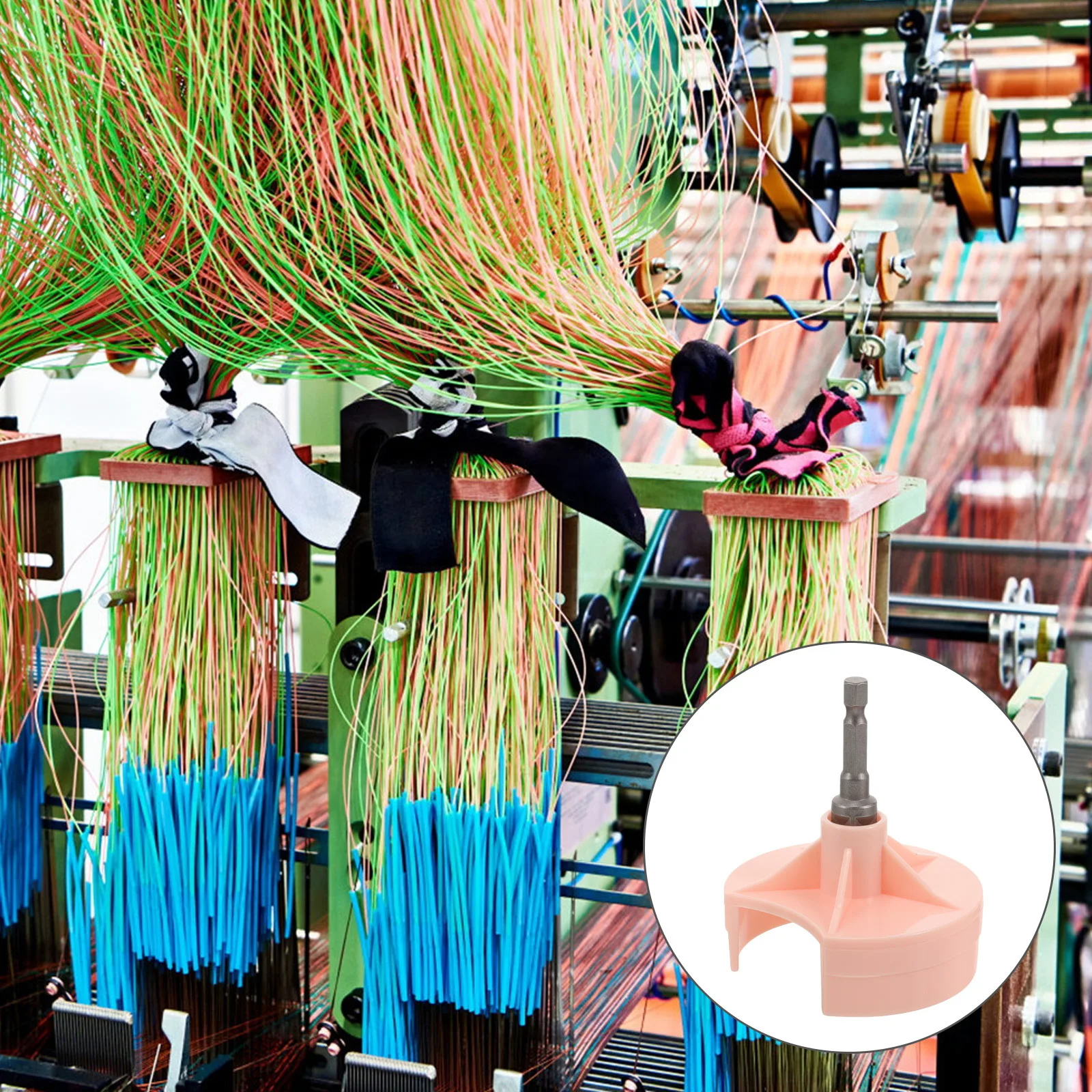 

Knitting Machine Adapter Durable Metal Plastic Stylish Color Replacement Quick Knit Crank Handle Accessory Tool