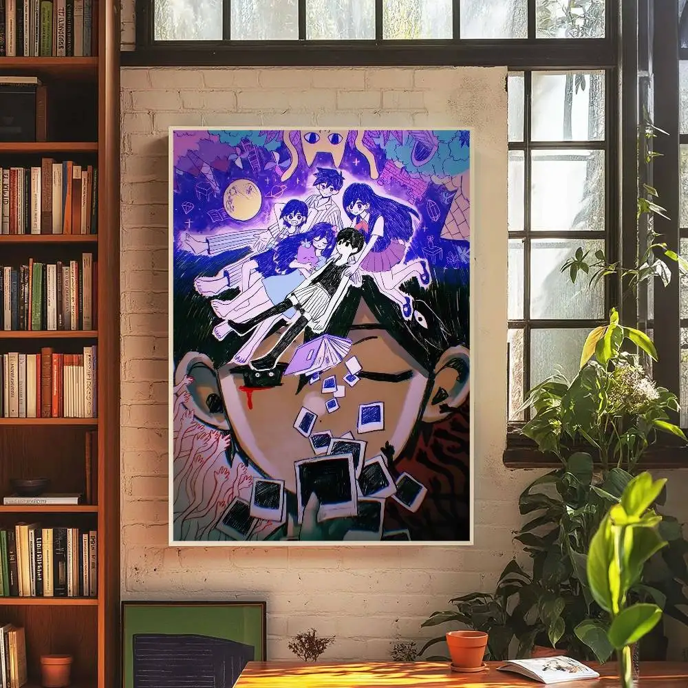 Hot Game O-Omori DIY Sticky Poster Whitepaper Prints Posters