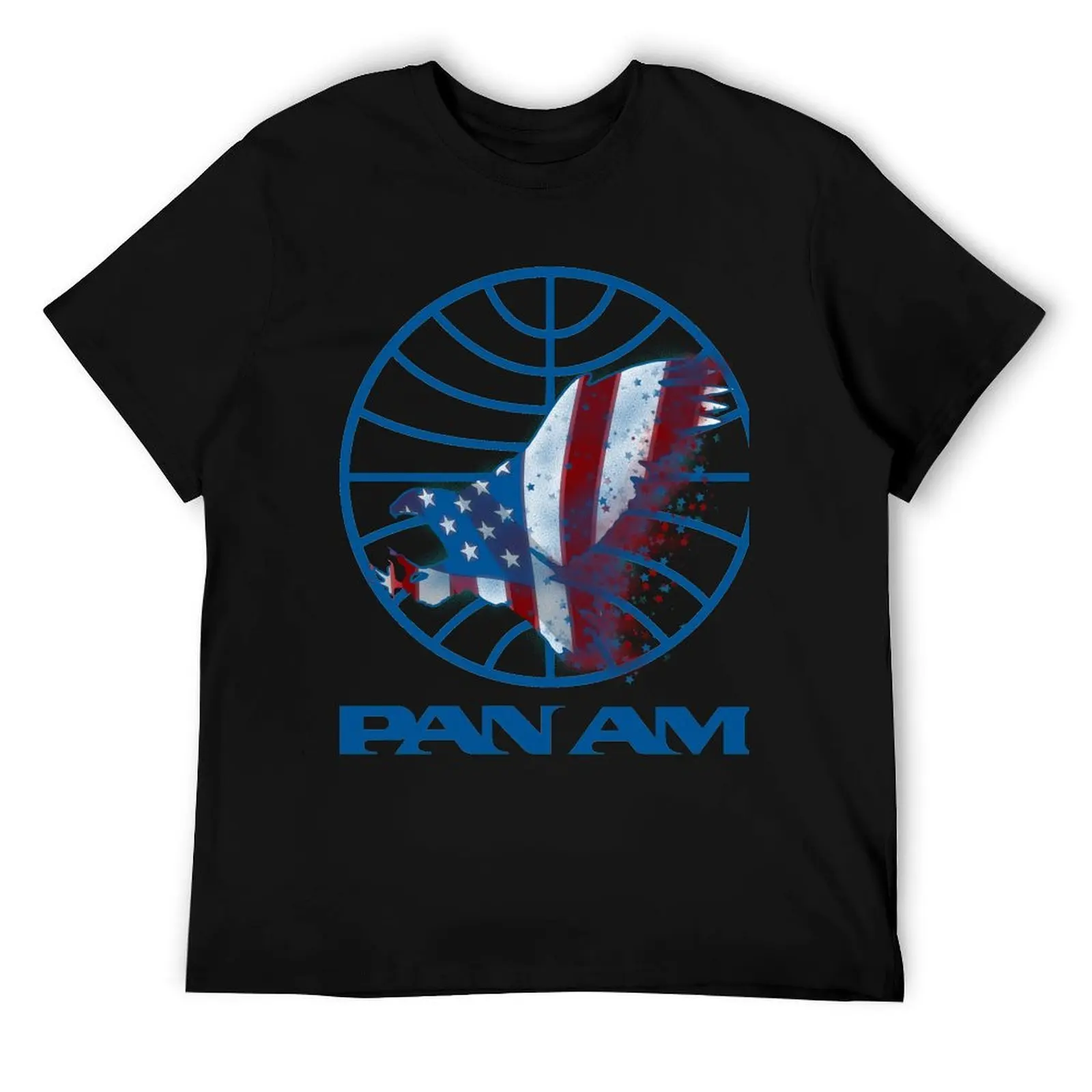 

Pan Am Vintage Retro Trending Casual Design T-Shirt t shirt man plain men t shirt cotton 100% T-Shirt