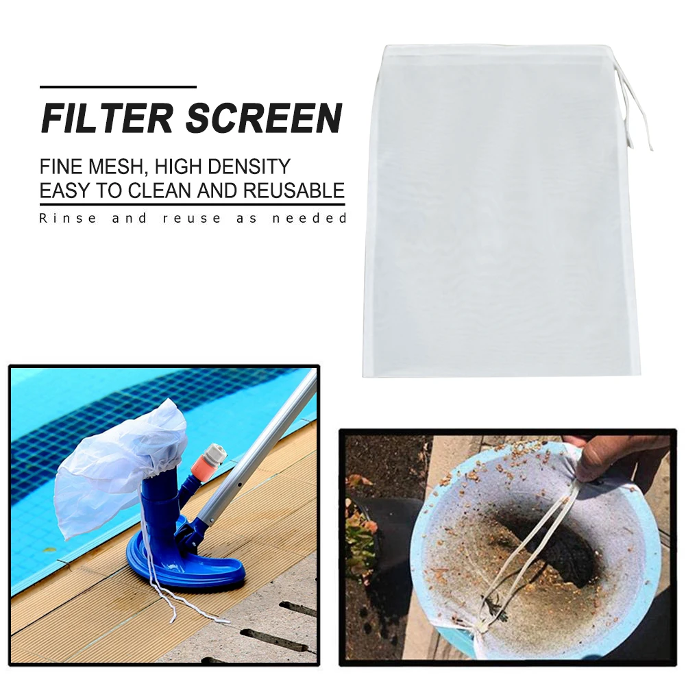 2 Stück Schwimmbad-Filterbeutel, Ersatz für Schmutzblätter, Sammlung, Cather, feinmaschiges Zubehör für Pool-Staubsauger