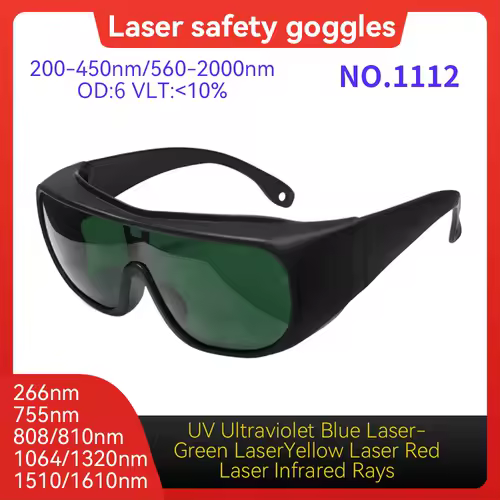 Laser Protection  laser glasses 10600nm OD6 UV400 532nm 808nm 1064nm Laser Safety Glasses IPL glases Laser Protective glasses - Image 19