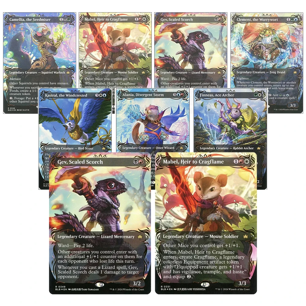 

Magic the Gatherings storms homemade Baylen Lumra Vren Finneas Alania Kastral Mabel Collectible card holiday gifts Board games