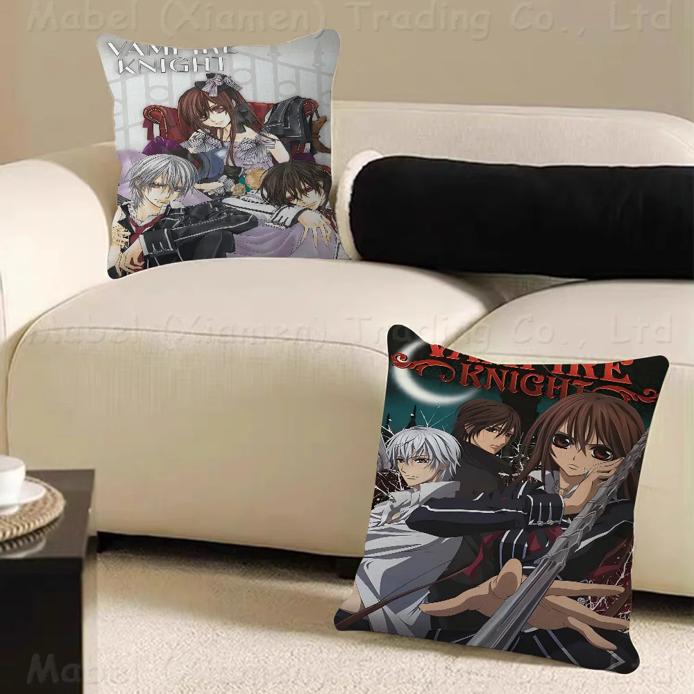 Anime Vampire Knight Pillow Cushion Cover Pillowcase Living Room Sofa Home Decor Customized