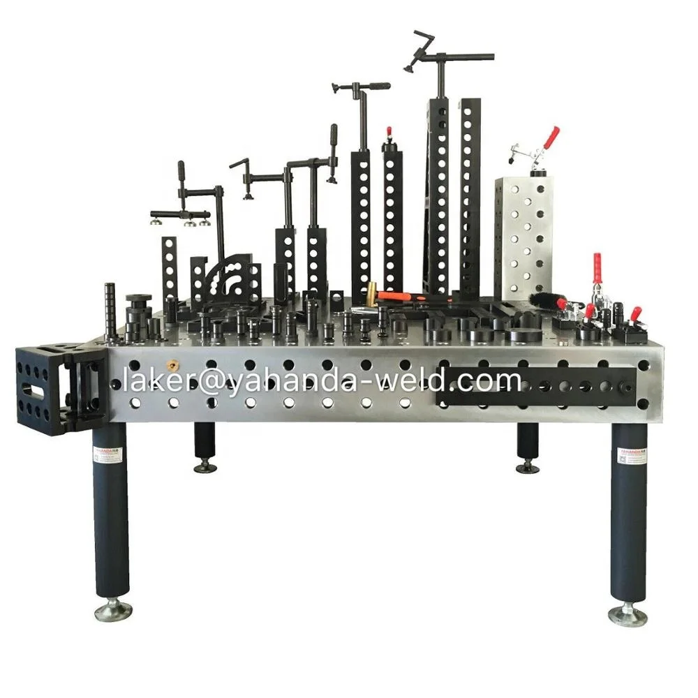 Modular Welding Table And Fixture Welding Table With Plasma Clamping Accessories