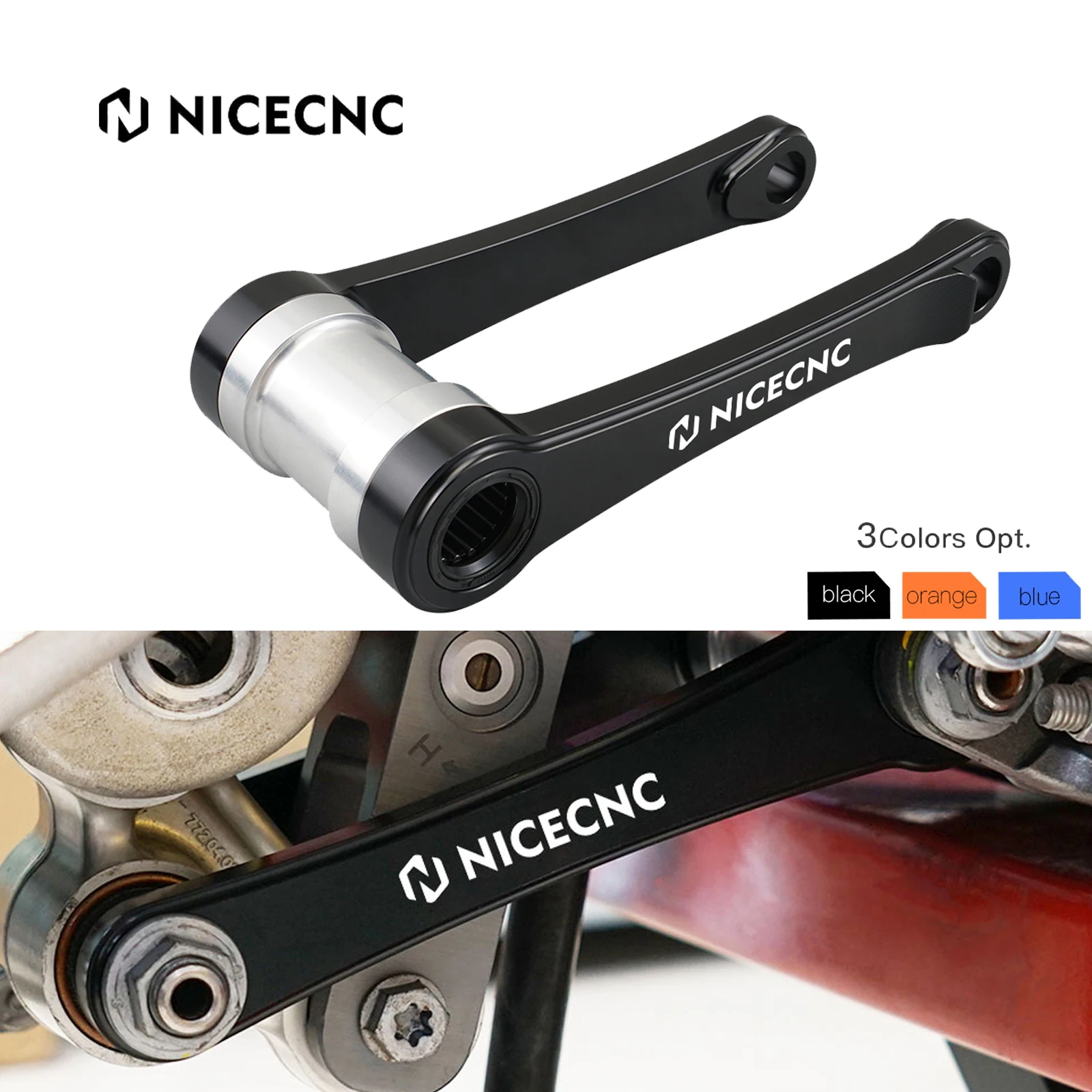 

For KTM SX 125 SXF 250 SXF 450 2016-2022 Husqvarna TE 300 TE 250 FE 450 2020-2023 GasGas EC 300 2021-2023 Lowering Link Kit