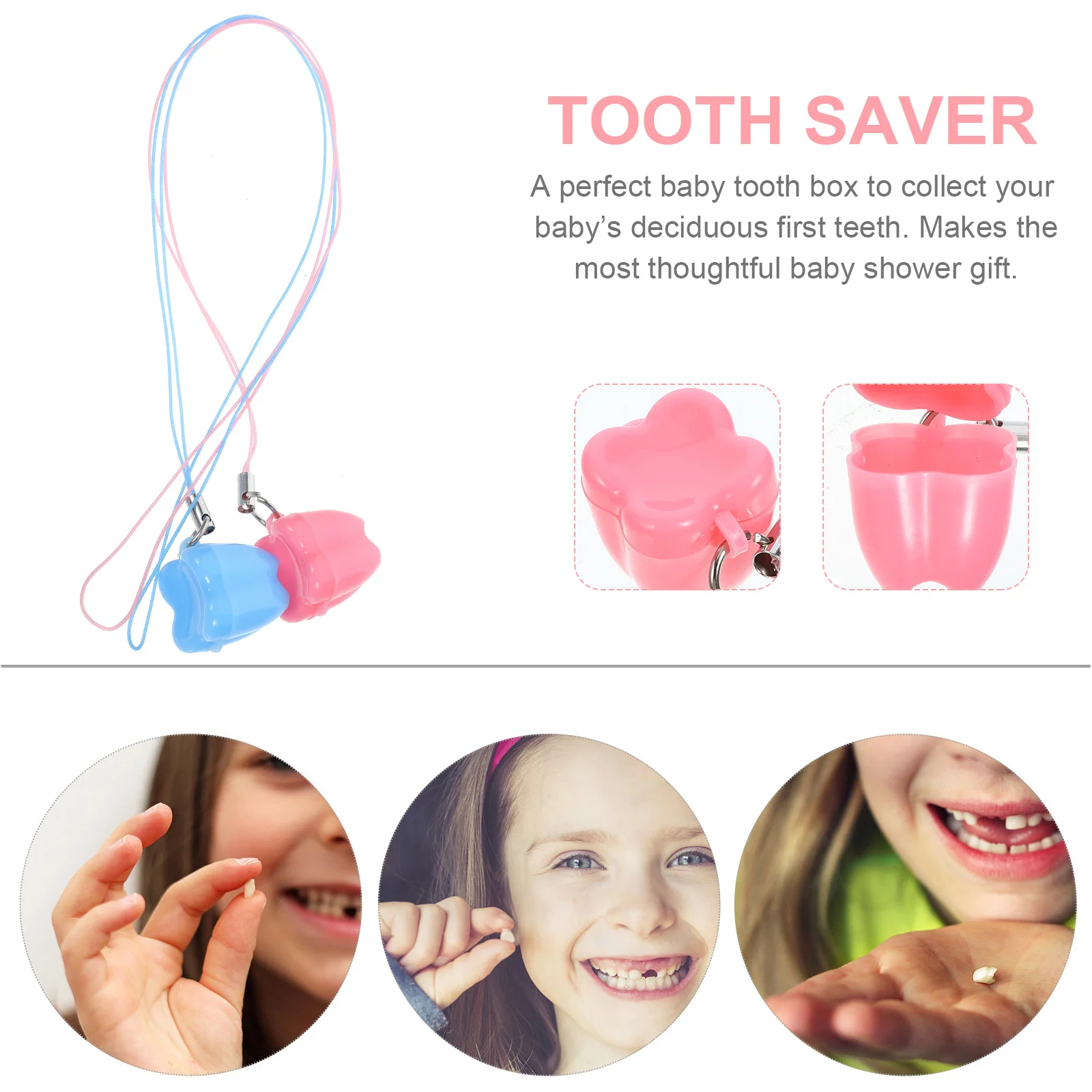 

20pcs Baby Teeth Storage Box Kids Tooth Keepsake Organizer Case For Lost Teeth Saver Gifts