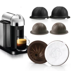 1PC 150ML/230ML Reusable About 60 Times Using Coffee Capsule For Nespresso Vertuo Vertuoline Refillable Pods