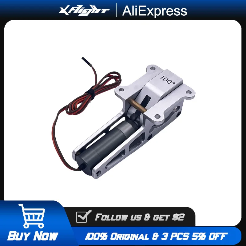 

XAERO ER150 100° Retractable Landing Gear, Heavy-Duty Aluminum Undercarriage for RC Jet, 1/5-1/6 Scale Turbine Model