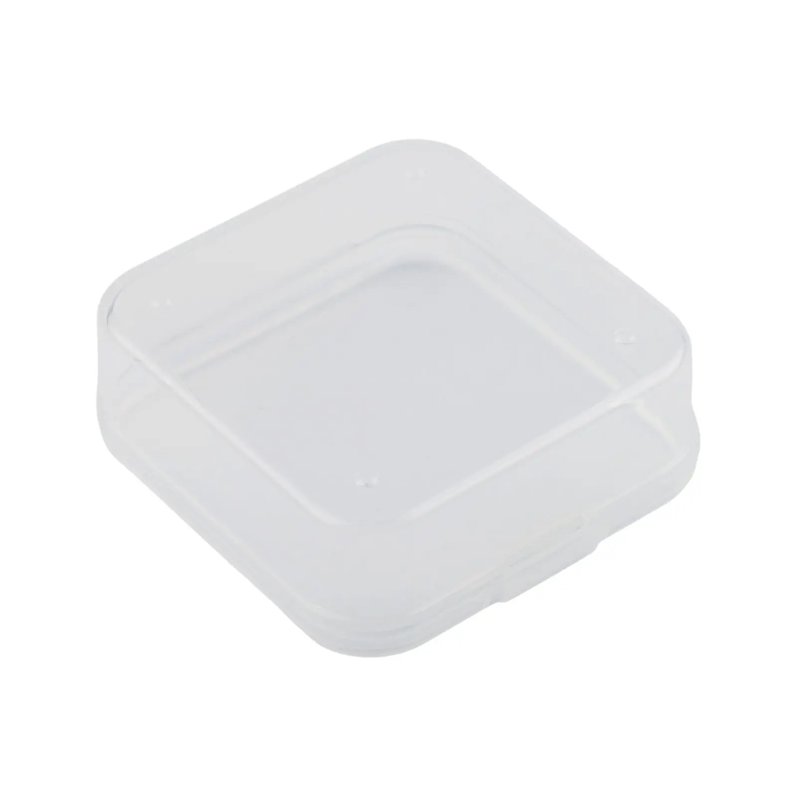 Compact Transparent Plastic Storage Box for Organizing Screwdriver Accessories Small Electronics and Household Sundries
