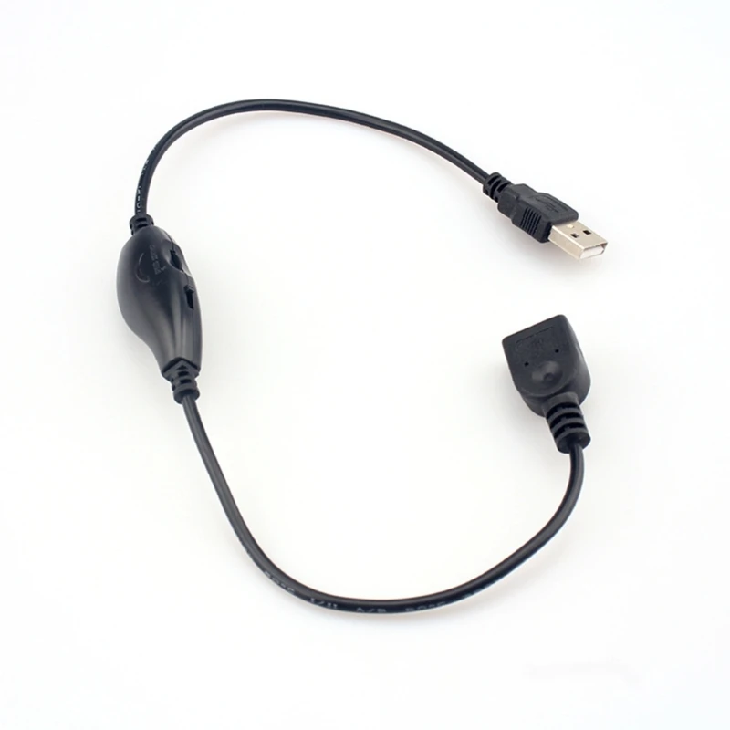 5V USB Speed Control Line with for Indoor and Outdoor Use USB Fans Light