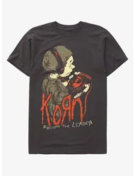 Korn Follow The Leader Walkman T-Shirt Black Hi-Res