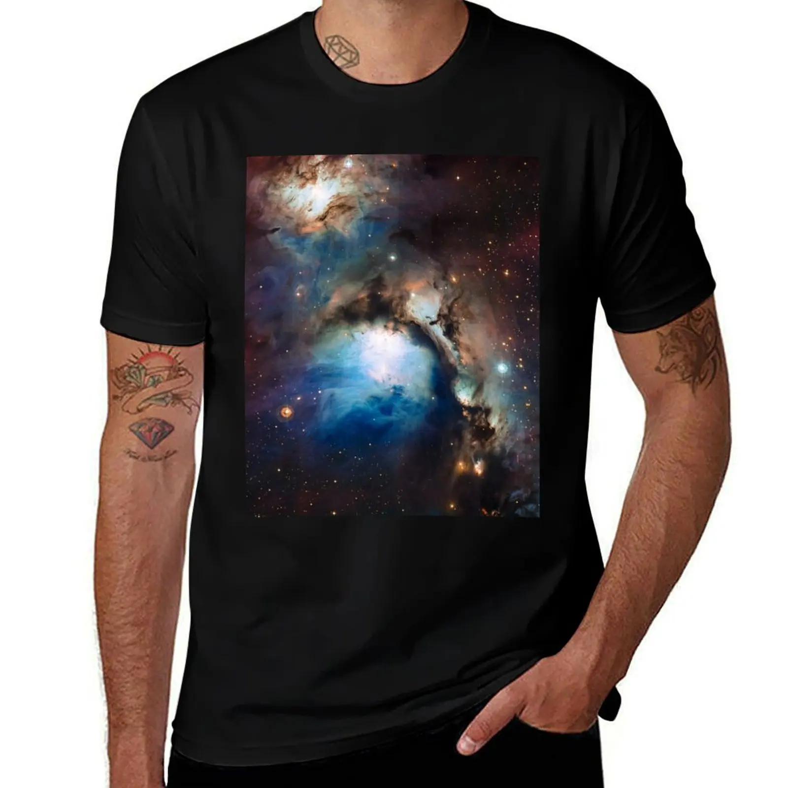 Reflection Nebula in Orion T-Shirt Durable Work Wear T-Shirt