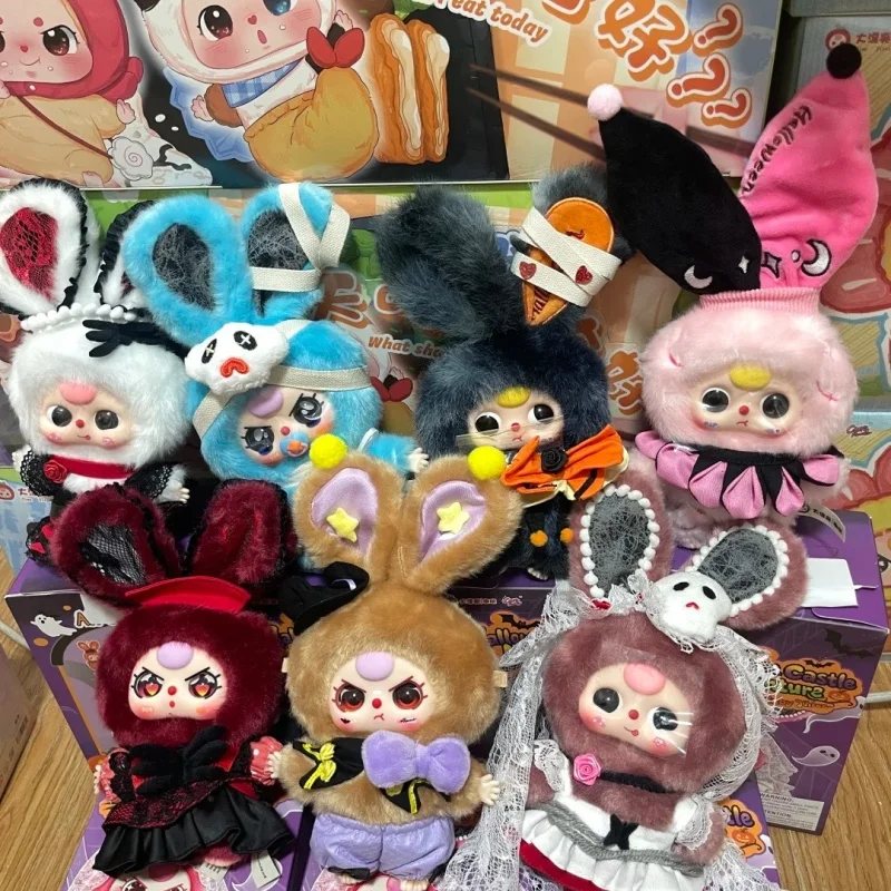 

Baby Three Halloween Castle Adventure Series Blind Box Cool Anime Figure Mystery Box Surprise Bag Plush Pendant Vinyl Toys Gift