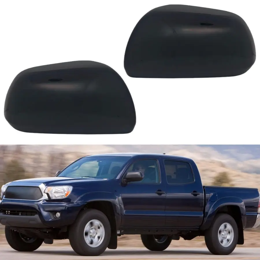 

Mirror Cover Caps Compatible with Toyota Tacoma 20122015 Accessories, OEM 8794504020, 8791504020, Set of 2 BLACK