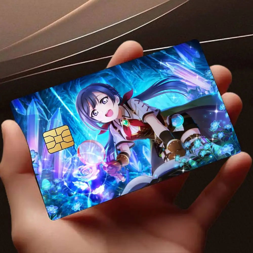 Masked Idol S-Setsuna Yuki Card Stickers for Bank Access Protective Waterproof Film Cover Sticker Gift