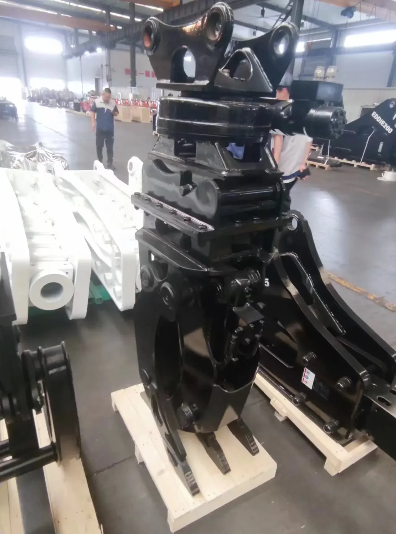 2026EDDIE FGW(S)10 Excavator Hydraulic Log Grapple Rotating Wood Grapple Timber Wood Log Grab