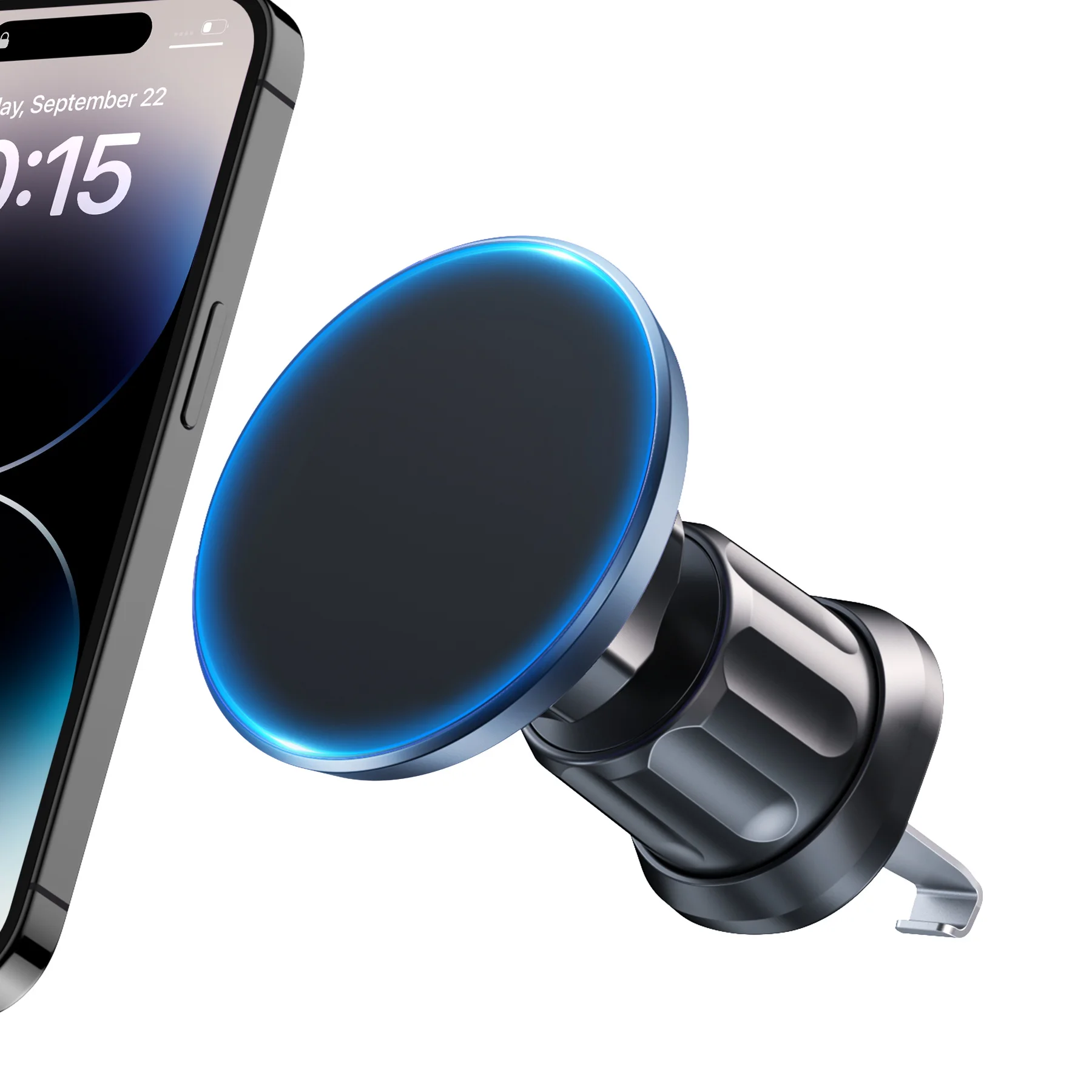 

Magnetic Car Phone Holder Adjustable 360° Rotation Air Vent Strongest Adhesion Mag-Safe Car Mount for iPhone 16/15/14/13 Series