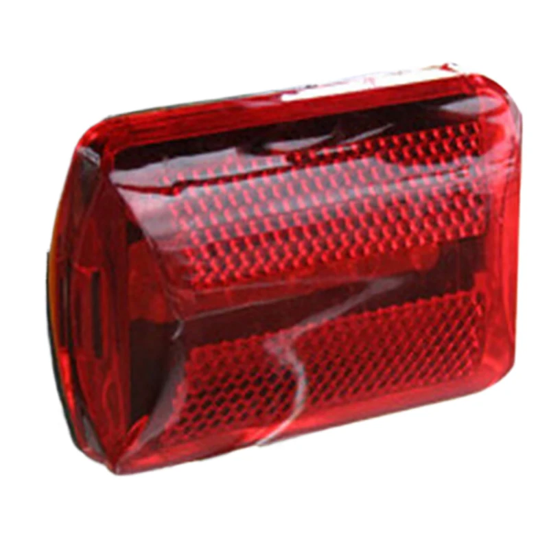 Red Bicycle Bike Rear Tail Light 5-LED Safety Flashing Mount AA Battery Powered Night Safety Cycling Red Warning Lamps