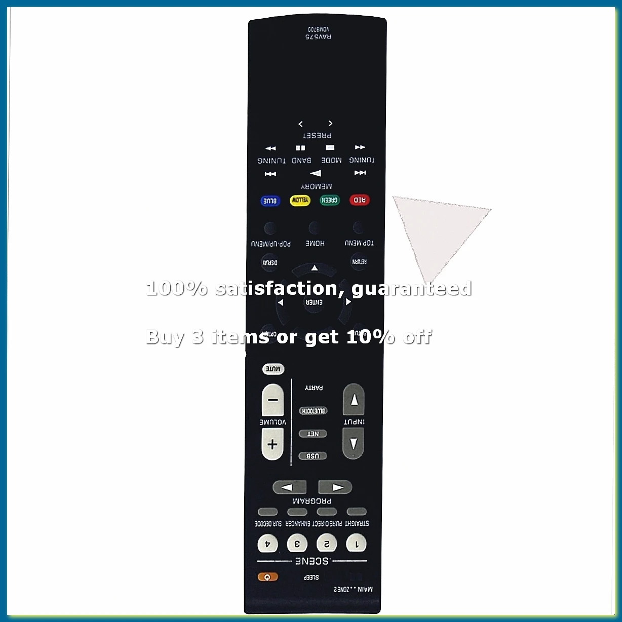 Controle Remoto Substituto RAV575 para Sistema de Recepção RXV6A TSR700 -700 RX-V6A -700 VDM87000-A25R