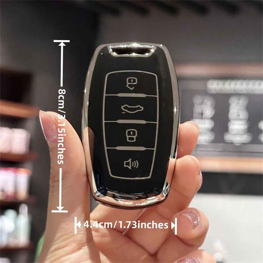 Car Remote Key Case Cover Shell For Great Wall Haval Hover H1 H4 H6 H7 H9 F5 F7 H2S GMW Coupe Protected Keyless Fob Car Keychain