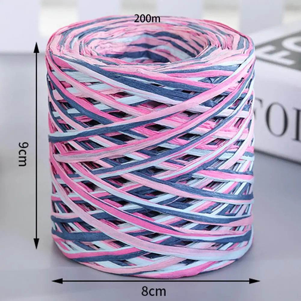 1 Roll Paper Ribbon  Useful Baking Packaging Lafite Strip  Clear Texture Raffia Paper Rope