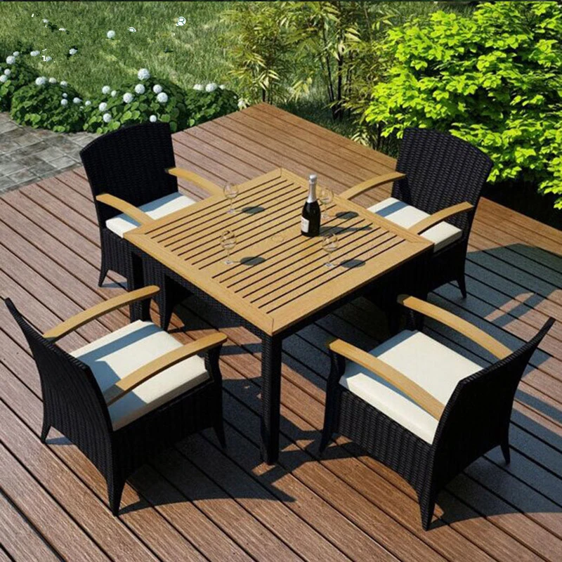 

Combination Outdoor Garden Chairs Leisure Terrace Homestay Balcony Garden Chairs Hotel Hotel Furniture Chaises De Jardin MHHYY