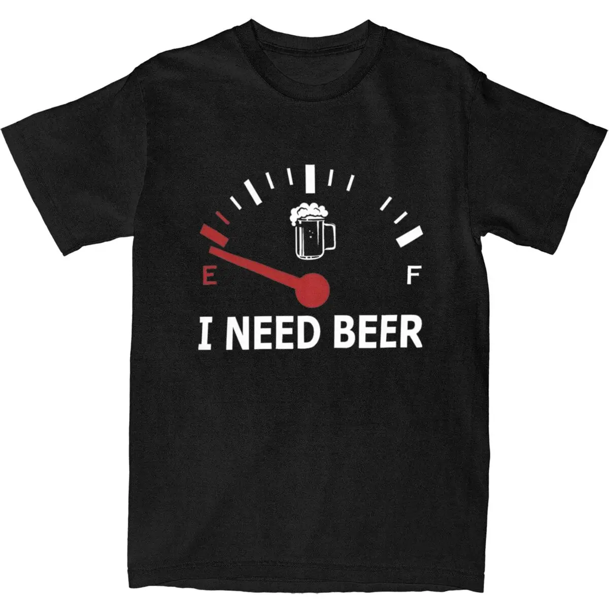 Couple T-Shirt I Need Beer T Shirts Hip Hop Funny Summer Tee Shirt Vintage Design 100% Cotton Tops Gift