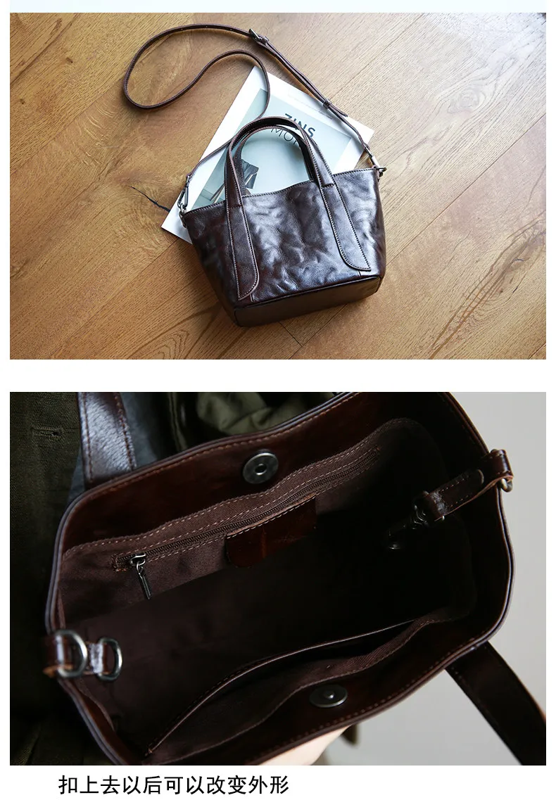 Luxuriöse handgefertigte Damenhandtasche aus Rindsleder der ersten Schicht für Wochenend-Outdoor-Partys, modische Designer-Umhängetasche aus echtem Leder – Detail 5
