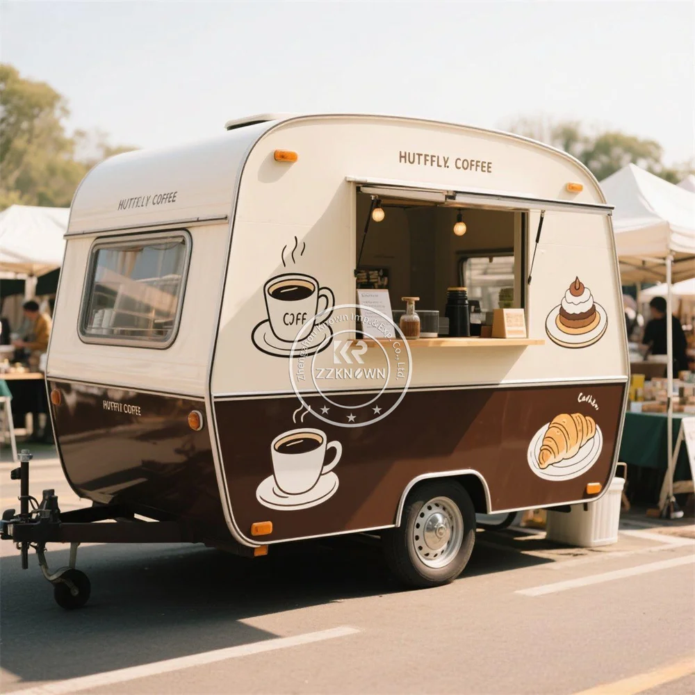 

Концессионный прицеп для общественного питания, мобильный прицеп для еды, тележка для мороженого, ресторан для пиццы, полное оборудование, грузовик для уличной еды, прицеп