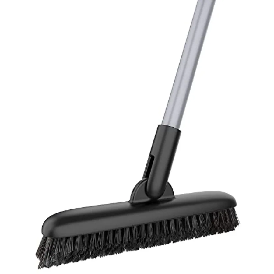 

Heavy Duty Grout Scrub Brush with Long Handle Shower Floor Scrubber for Cleaning Tile Scrub Brush with Stiff Bristles