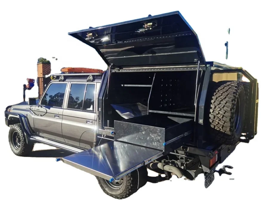 4x4 full aluminium ute tray canopies waterproof and dustproof toolbox with cheap price for sale custom