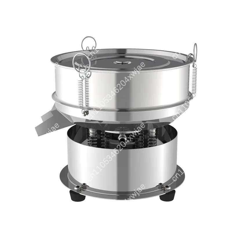Electric Vibrating Sieve Machine Stainless Steel Powder Sifter for Flour Soy Milk Food Industry