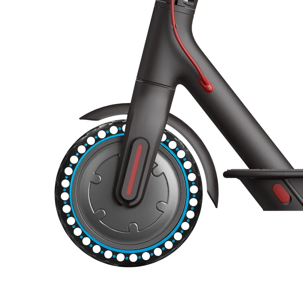 8.5 بوصة 8 1/2 الإطارات الصلبة ل Xiaomi M365 Pro 2 1S سكوتر كهربائي ثقب واقية الإطارات 8.5 "عجلات الإطارات المطاطية الصلبة #2