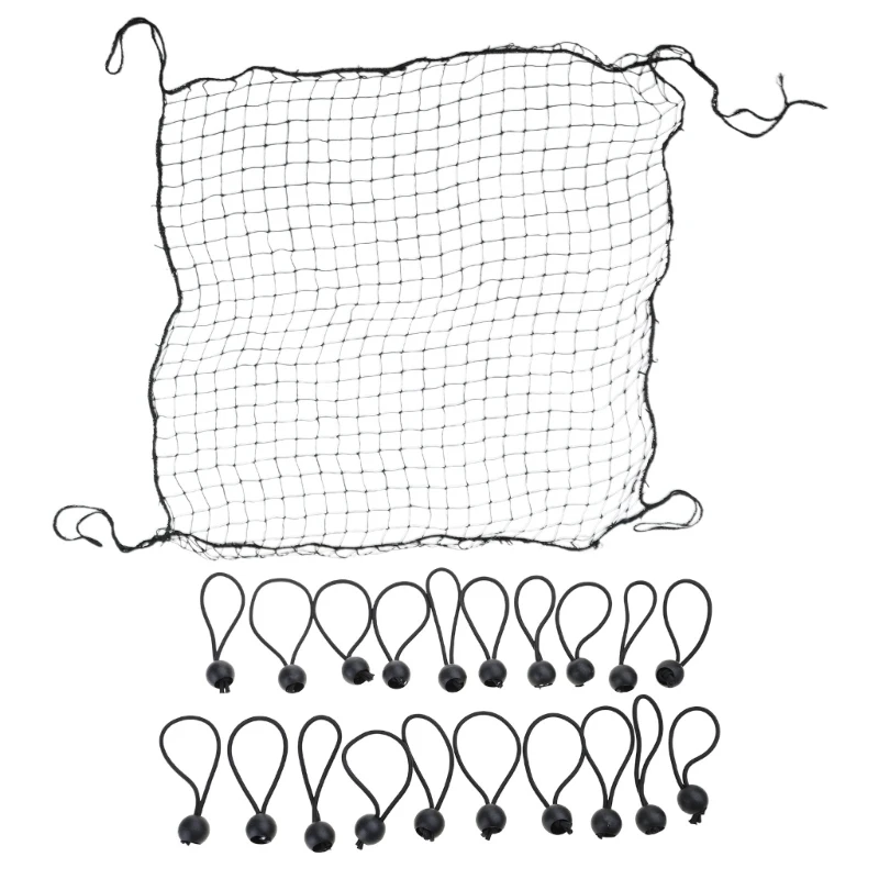 Quick Assembly Soccer Net Adjustable Soccer Rebounder Net with 20 Rope