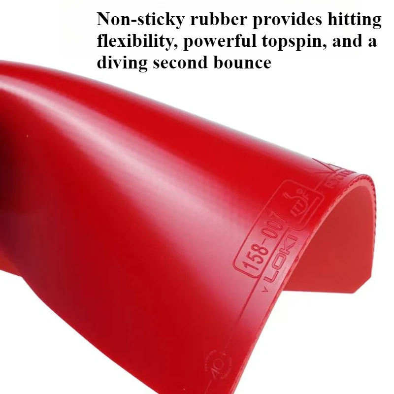 LOKI RXTON 5 TOP Non-Sticky Table Tennis Rubber Sheet Hard 41° With High-Porosity Tensile Sponge Arc Fast Attack ITTF APPROVED