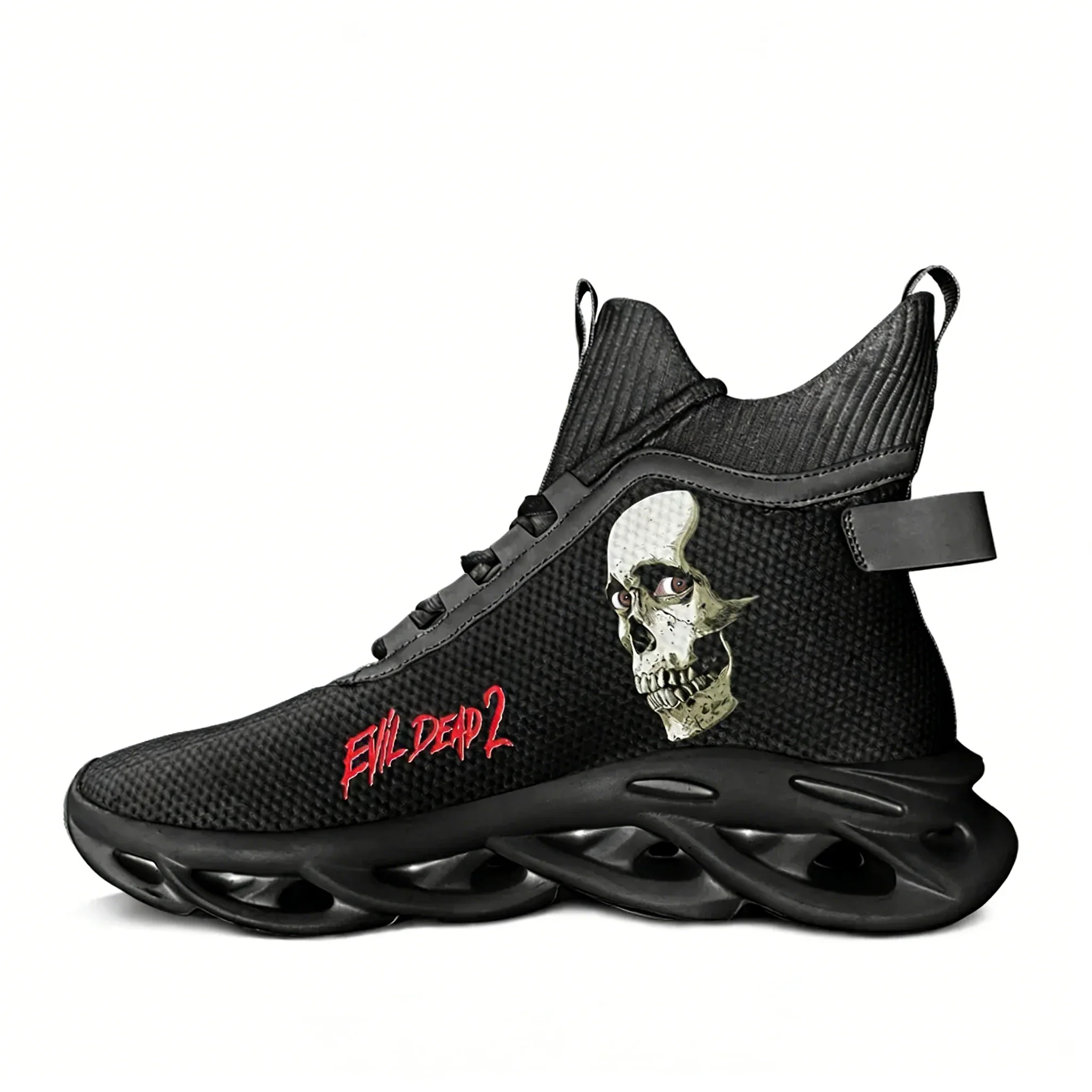 

Evil Dead II High Top Flats Sneakers Mens Womens Sports Shoe High Quality Fashion Sneaker Lace Up Mesh Footwear Customized Shoes