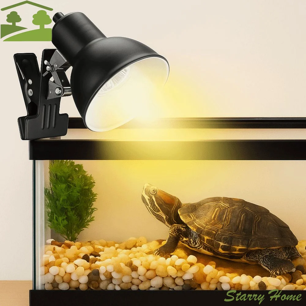 

Зажимной держатель лампы Черепаха Греющая лампа Термостат Регулируемый нагрев Тепловая лампа для рептилий 75 Вт Рептилия Греющая лампа для домашних животных
