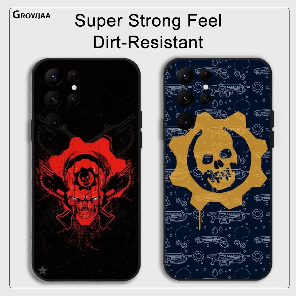 

Gears Of-Wars M-Mousepad Phone Case for Samsung Galaxy S24 Ultra S22 S23 Ultra S21 S20 5G Protective Silicone TPU Funda