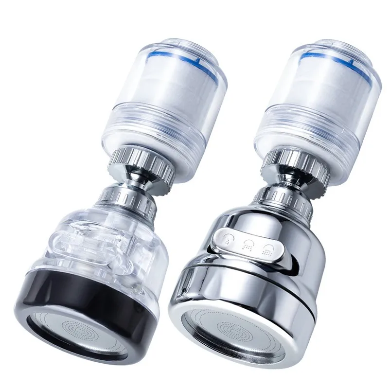 

Kitchen Faucet Extender Booster Shower Head Diffuser Splash Proof Water Purifier Filter Nozzle Sink Water Saving Tap 360° Rotate