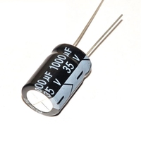 10pcs 35v1000uf volume 10x20mm 1000uf 35 v 1000mf MFD aluminum electrolytic capacitors