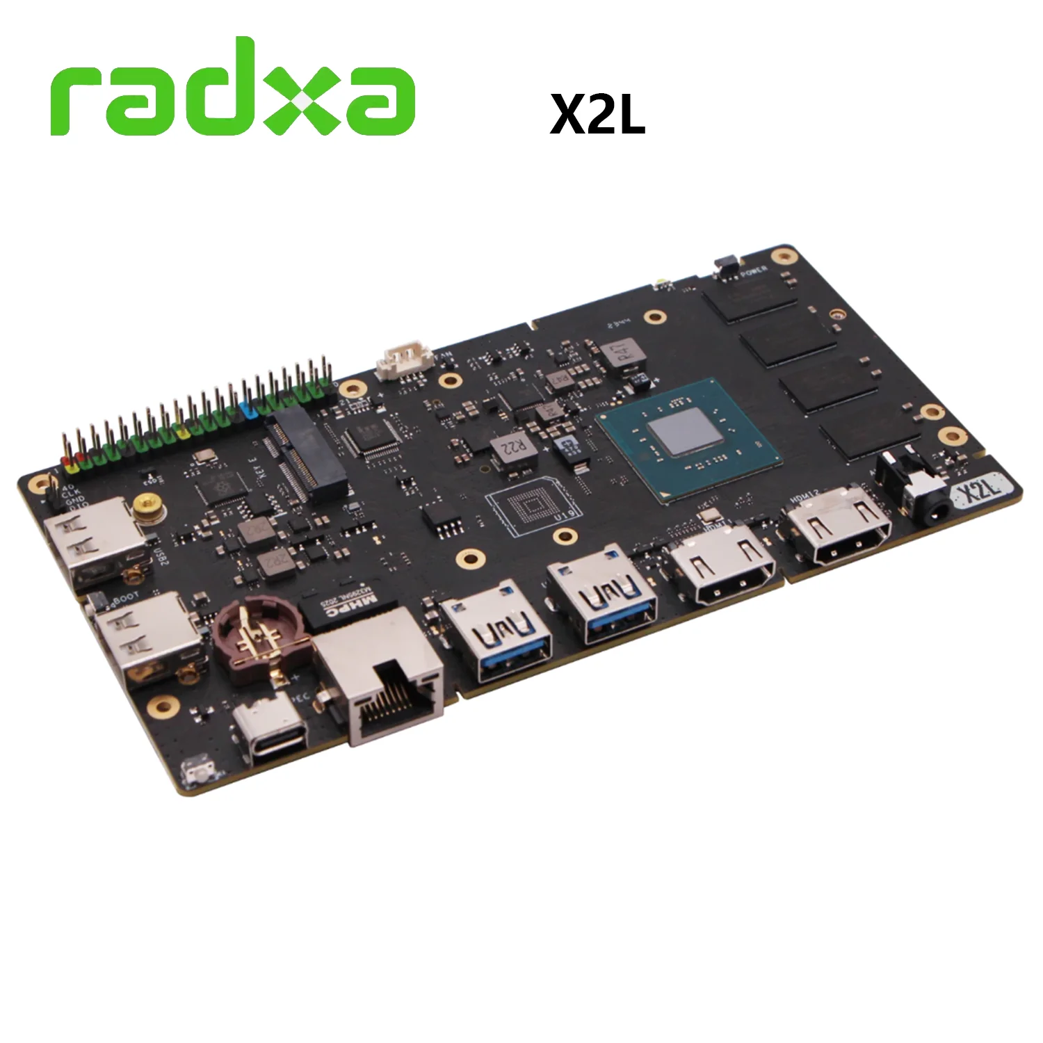 Imagem -03 - Development Board Intel X86 Combinado com Rpi 2040 Intel®celeron Celeron®processador Quad-core J4125 Threads Radxa-x2l