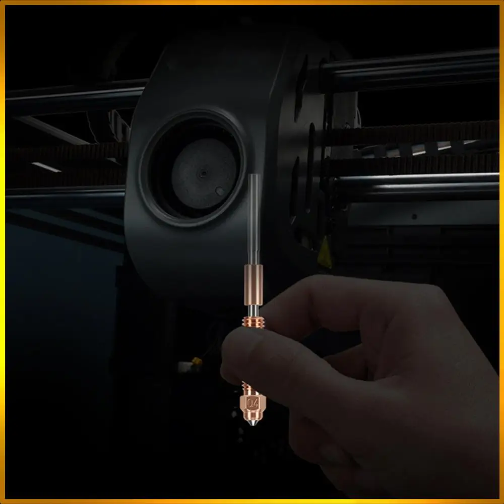 

Quick-Swap Nozzle 0.2/0.4/0.6/0.8/1mm Hardened Steel Nozzle High Flow Nozzle for Ender 3 V3/Ender V3 Plus 3D Printers