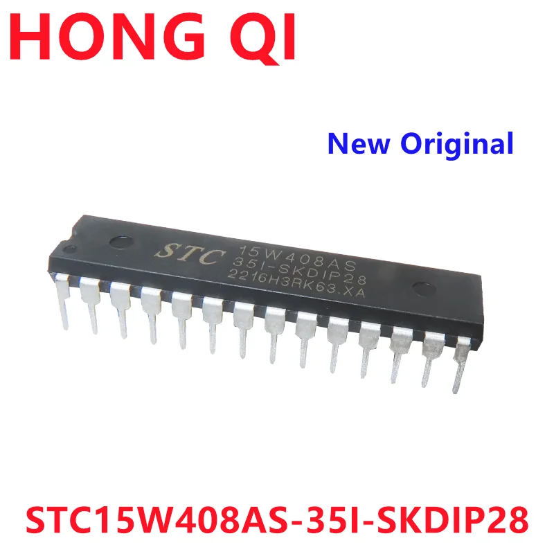 1PCS New Original STC15W408AS-35I-SKDIP28 STC15W408AS-35I STC15W408AS STC15W408 DIP28 IC