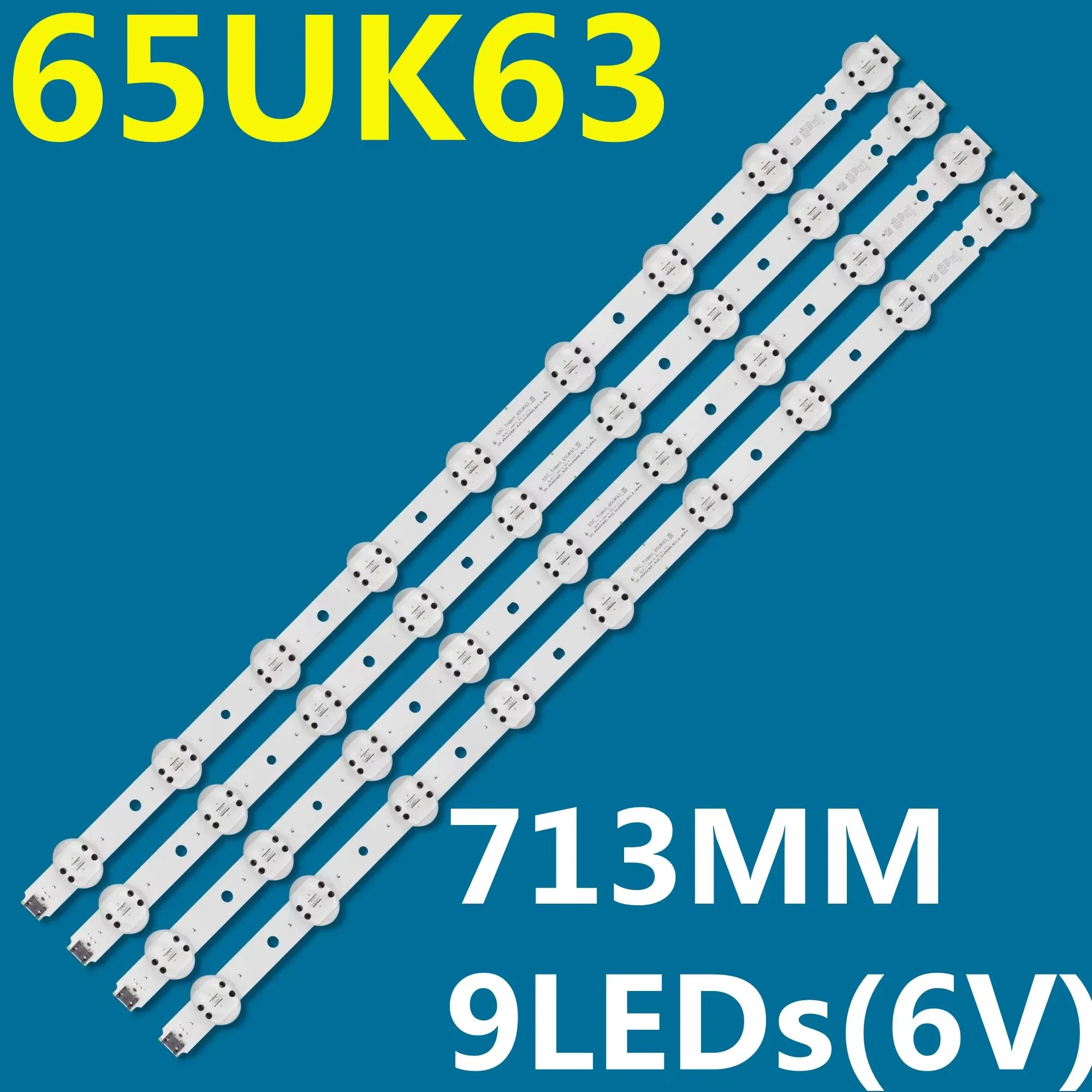 LED Backlight Strip For 65C63CKECA 65UK6090PUA 65UK6200PUA 65UK6300PUE 65UK6320PTE 65UK6340PTF 65UK63_9LED_SVL650A95 SVL650A75