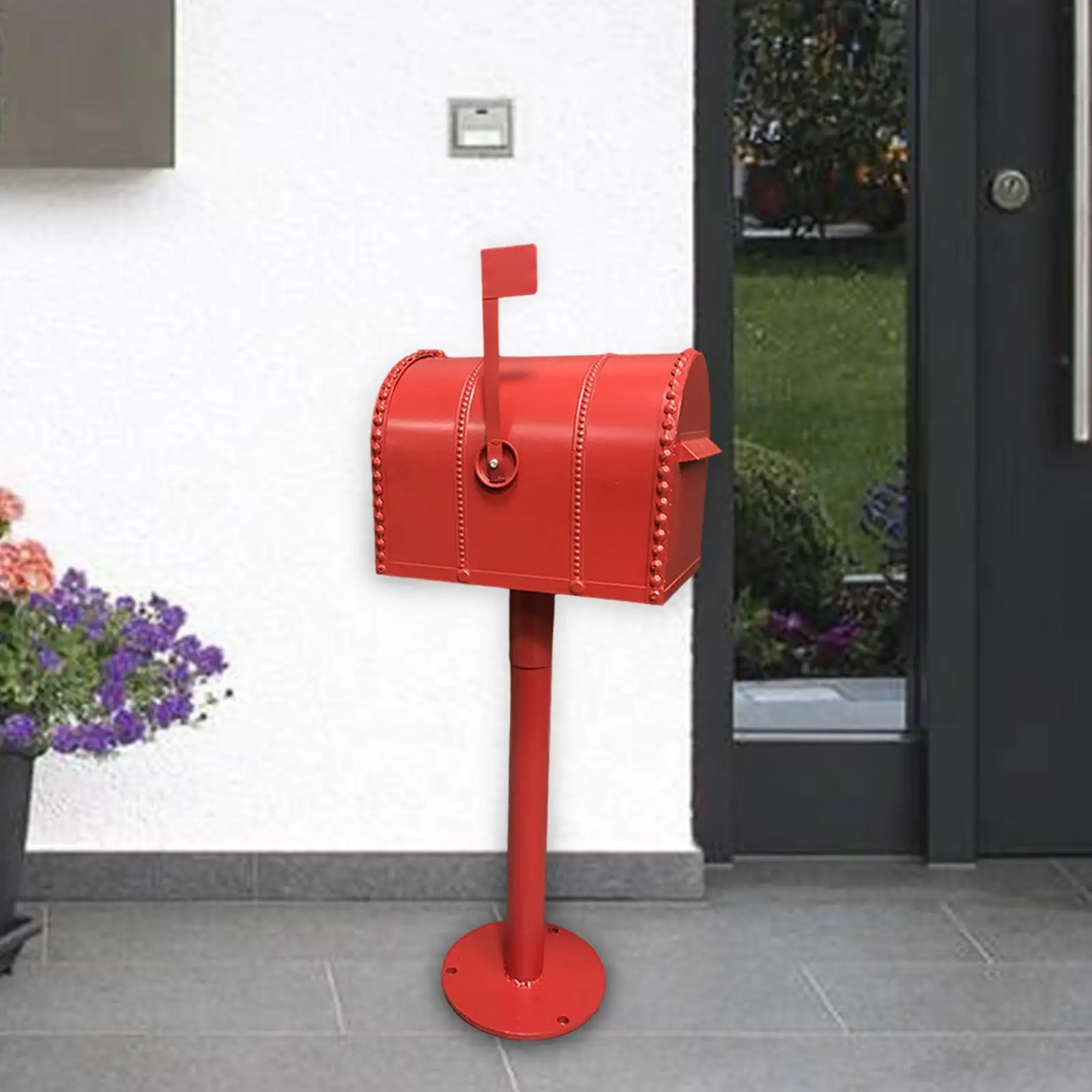 

Mailbox Decorative Drop Box Letterbox for Outside House Home Office Outdoor