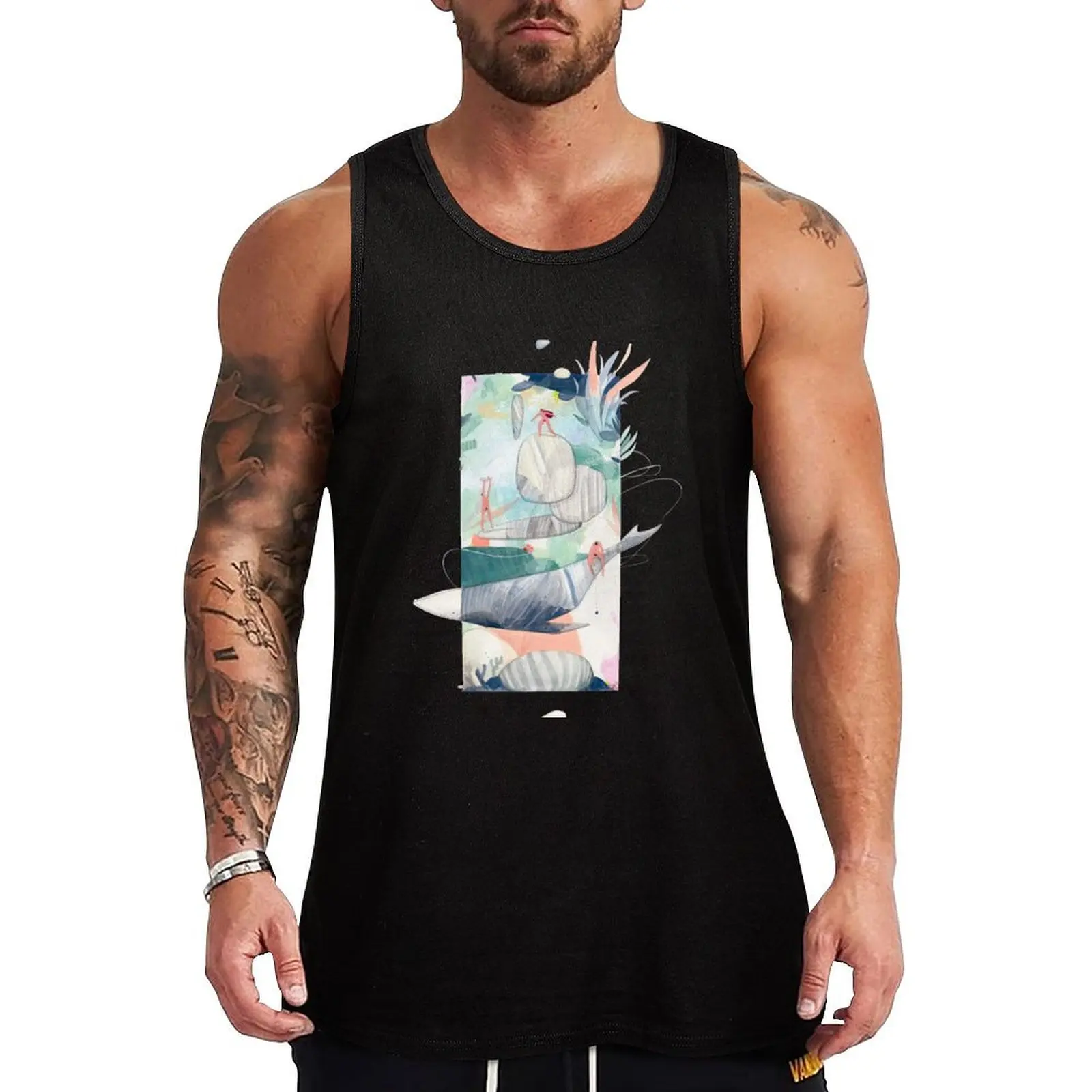 potters, first human beings Tank Top Sports shirt man Man sleeveless shirt Men's summer t-shirt