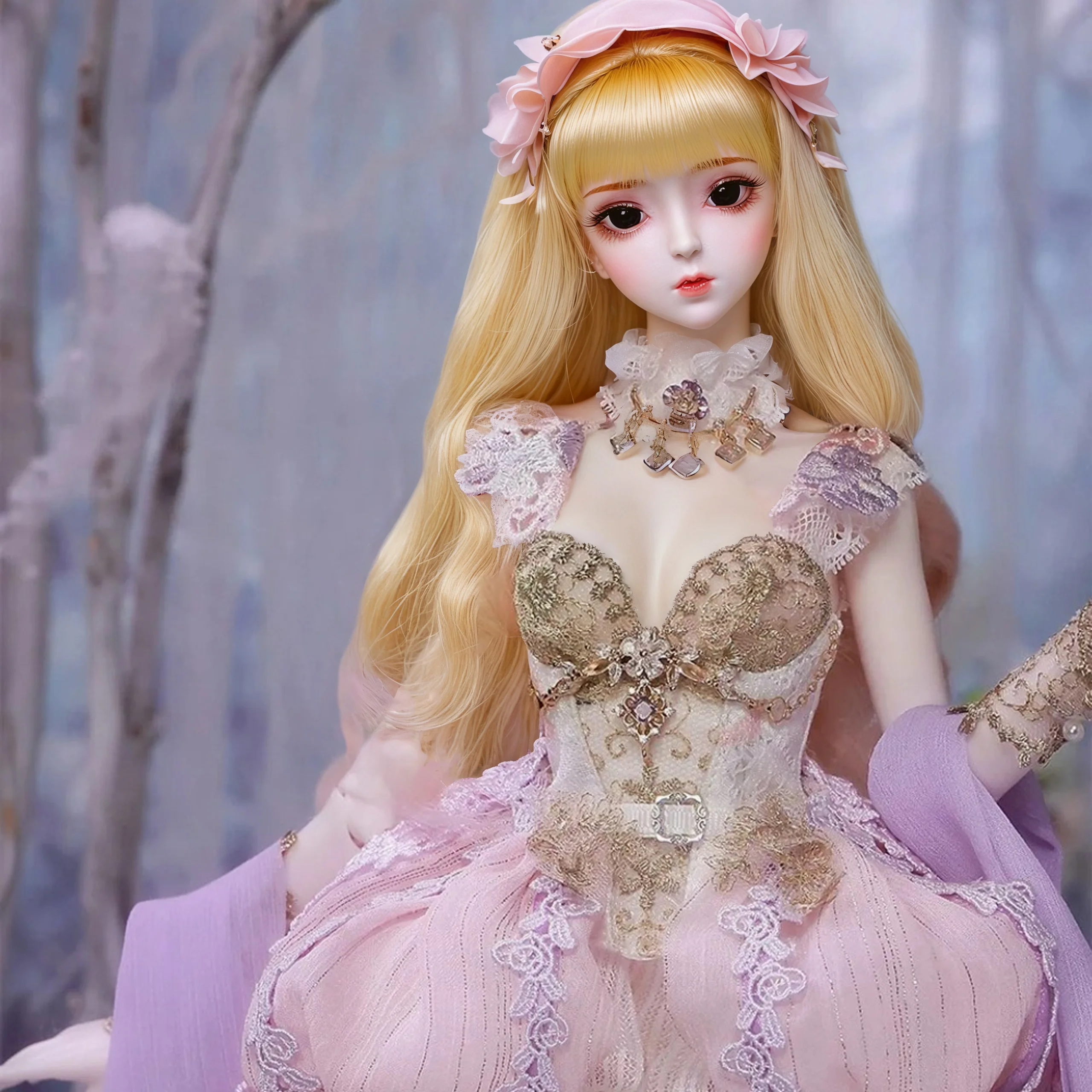 

1/3 scale dolls, doll complete set, children's playmate, surprise collection，random clothing, shoes and headgear accessories