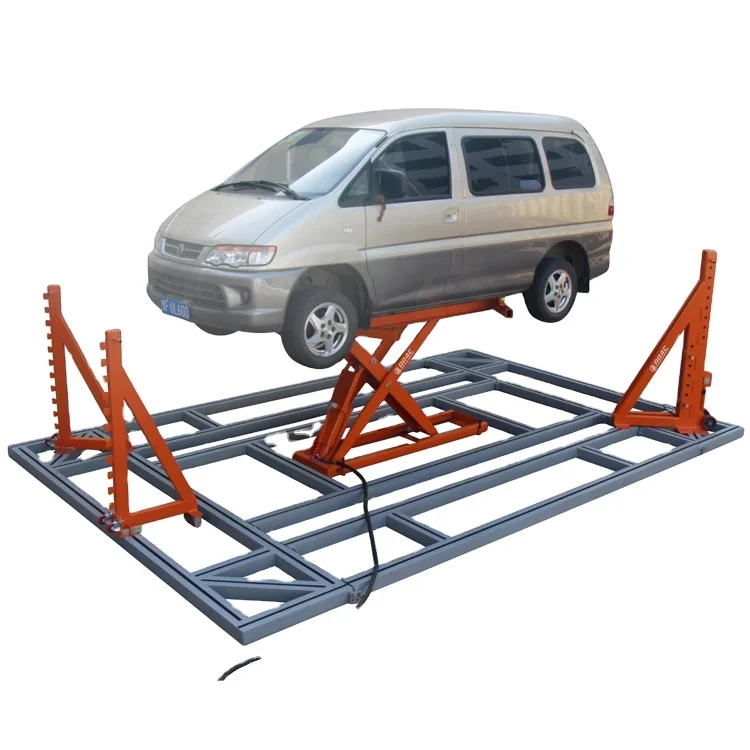 Auto Body Collision Repair System Car Bench Vehicle Frame Straightener Underground Floor System with Floor Scissor Lift