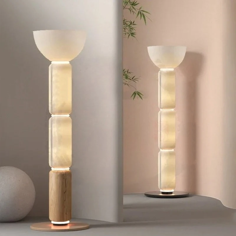 الشمال الحديثة الأبيض الزجاج مصباح أرضي التصميم الإيطالي غرفة المعيشة غرفة نوم قاعة المعارض مصباح أرضي LED